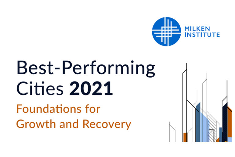 Huntsville #10 in Milken Institute’s 2021 Best Performing Cities Index