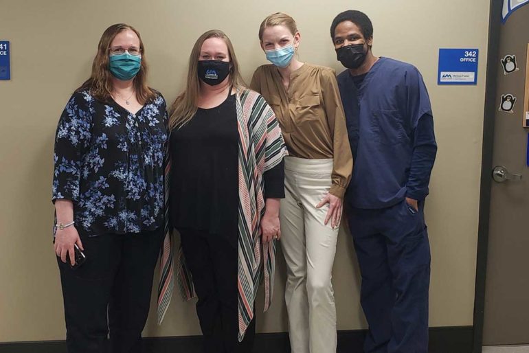 UAH Nursing faculty take student groups to administer COVID-19 vaccines