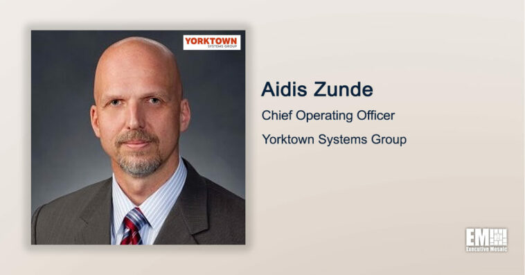 Executive Spotlight: Aidis Zunde, COO of Yorktown Systems Group