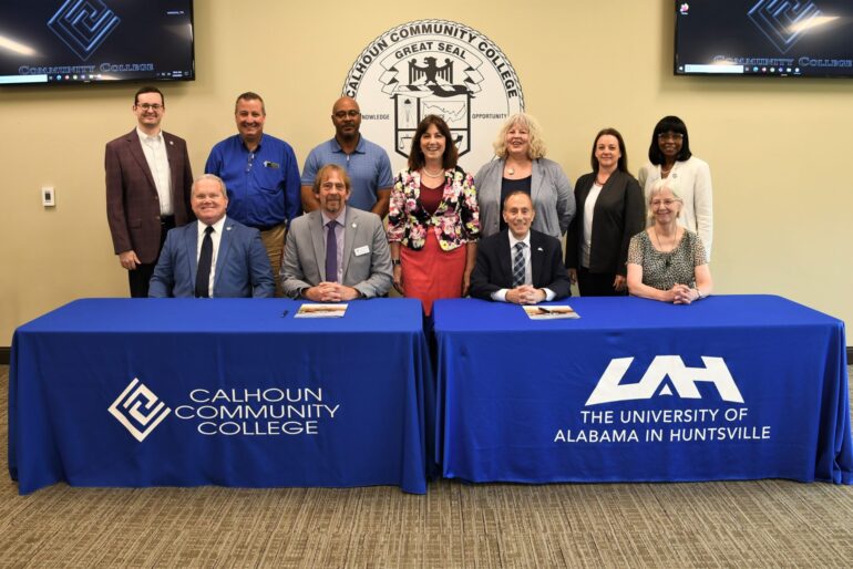 Calhoun And UAH Sign Advanced Manufacturing MOU