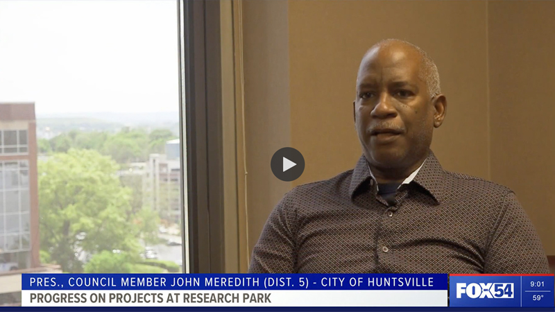 Councilmember Meredith provides updates on Research Park